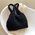 Cloud Bubble Large Capacity Pleated Girl Shoulder Bag