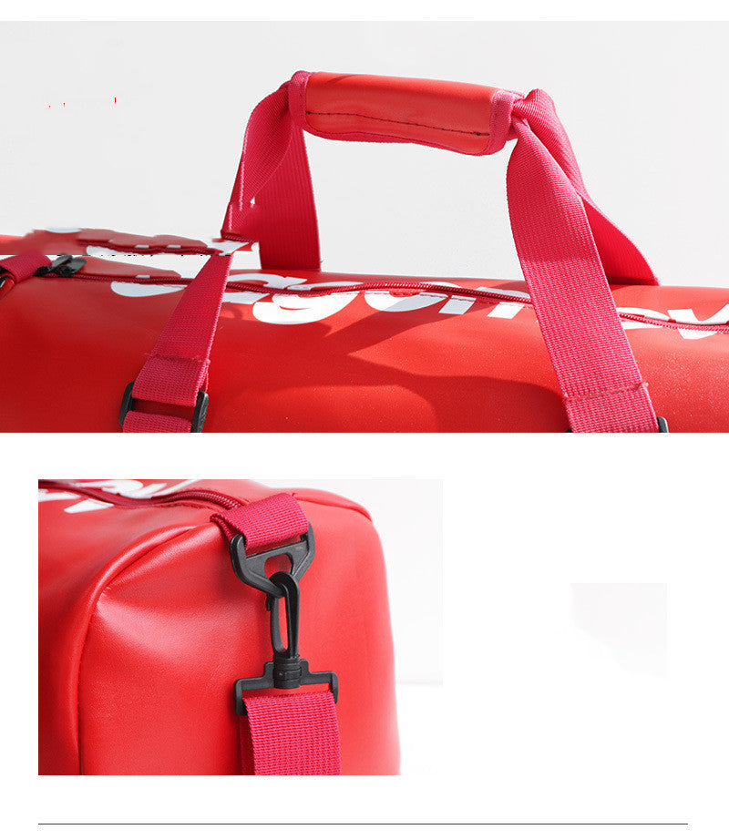 PU Leather duffle Bag Large Capacity Crossbody Sports