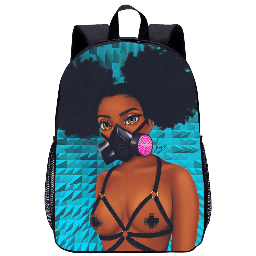 Girl Student School Bag Child