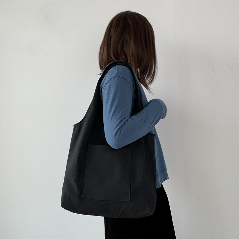 All-match One-shoulder Tote Bag For Students