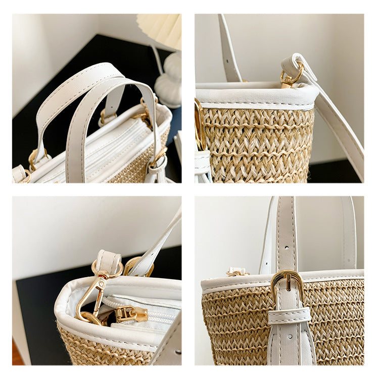 Straddle Handbag Online Celebrity Simple Woman bucket bag