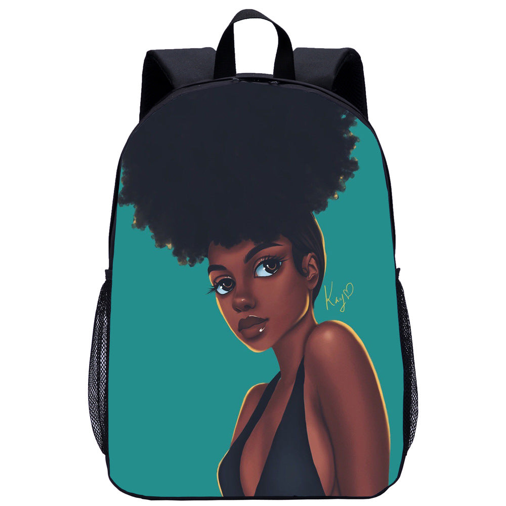 Girl Student School Bag Child