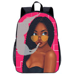 Girl Student School Bag Child