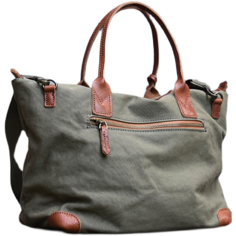 Canvas Retro Simple Trend One Shoulder Messenger shopping Bag