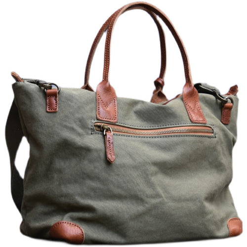 Canvas Retro Simple Trend One Shoulder Messenger shopping Bag