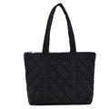 Solid Color Oxford Cloth Shoulder Bag With Diamond Pattern Personalized Stitching