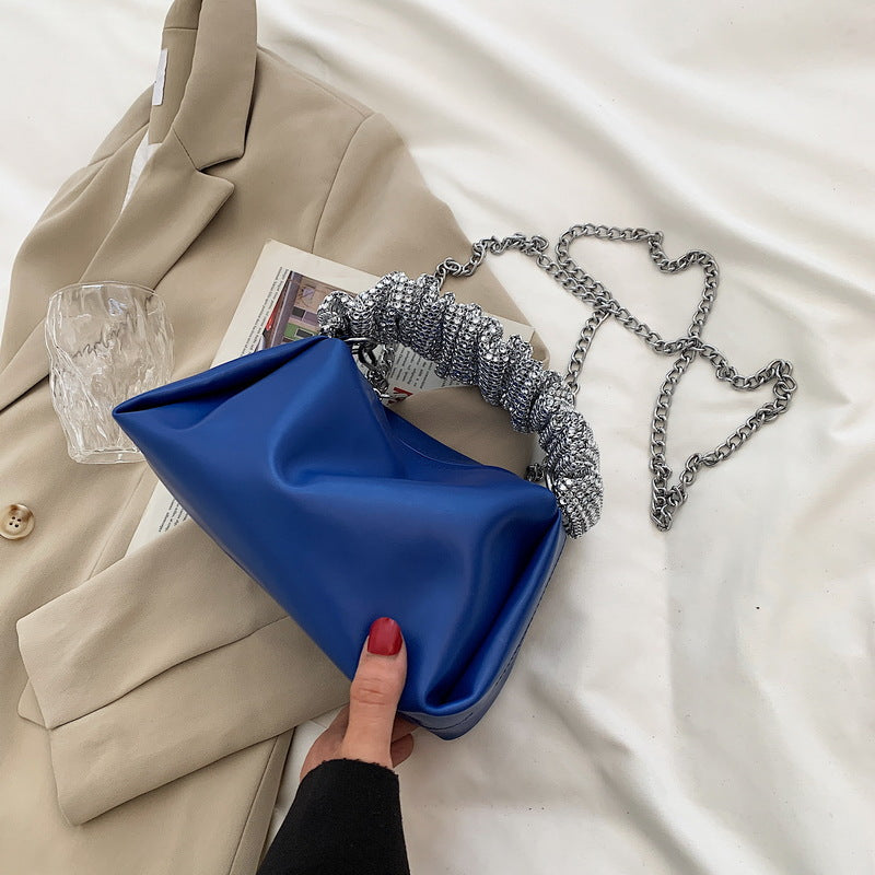 Rhinestone Handbag Chain Shoulder Diagonal Span