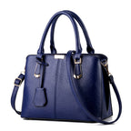 Solid Color Fashion Ladies Handbag Large Capacity