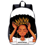 Girl Student School Bag Child