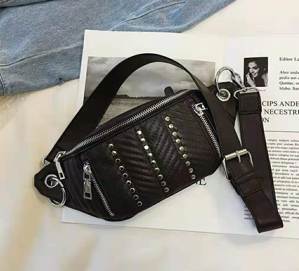 New Fashion Ladies Simple Zipper Chest Bag