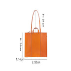 European And American Retro Handbags Vegetable Tanned Leather Large Capacity