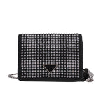 Bright Diamond Women's Fashion All-match Chain Messenger Bag