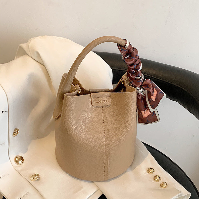 Versatile Crossbody Fashion Handbag Bucket Bag