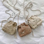 Lace Women's New Travel Vacation Beach bucket Bag