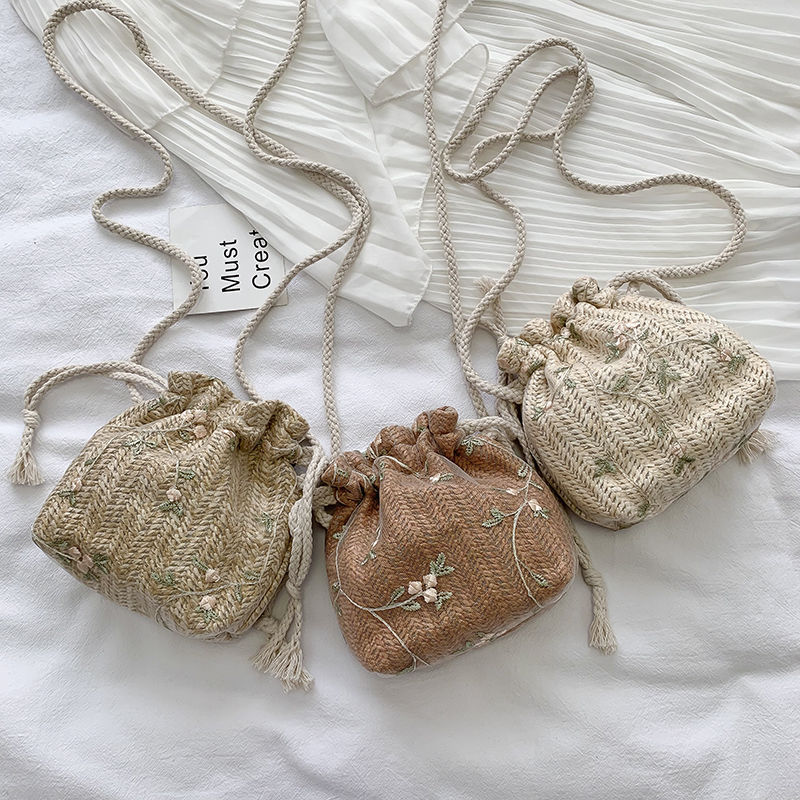 Lace Women's New Travel Vacation Beach bucket Bag