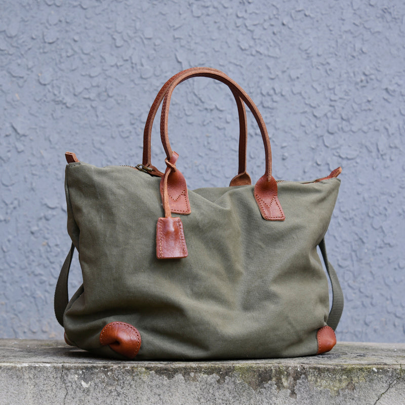 Canvas Retro Simple Trend One Shoulder Messenger shopping Bag