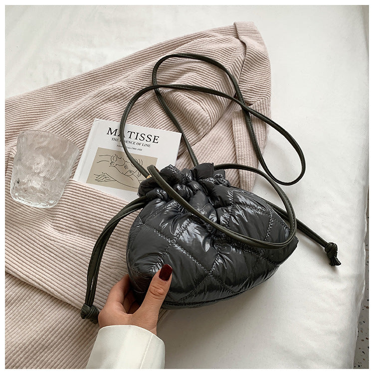 Personalized Car Stitching Solid Color Women's Bag