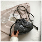 Personalized Car Stitching Solid Color Women's Bag