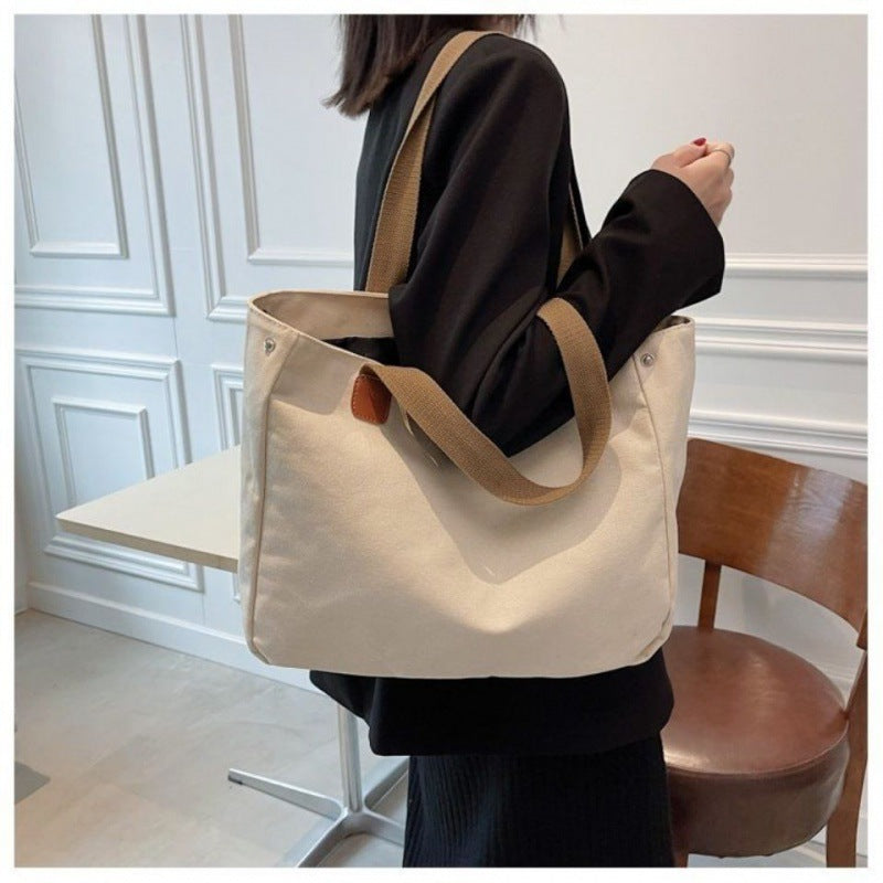 Go Out Ins All-match One-shoulder Portable Student Class Large-capacity Cloth Bag