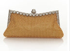 Aluminum Sheet Party Clutch Rhinestone Aluminum Beads