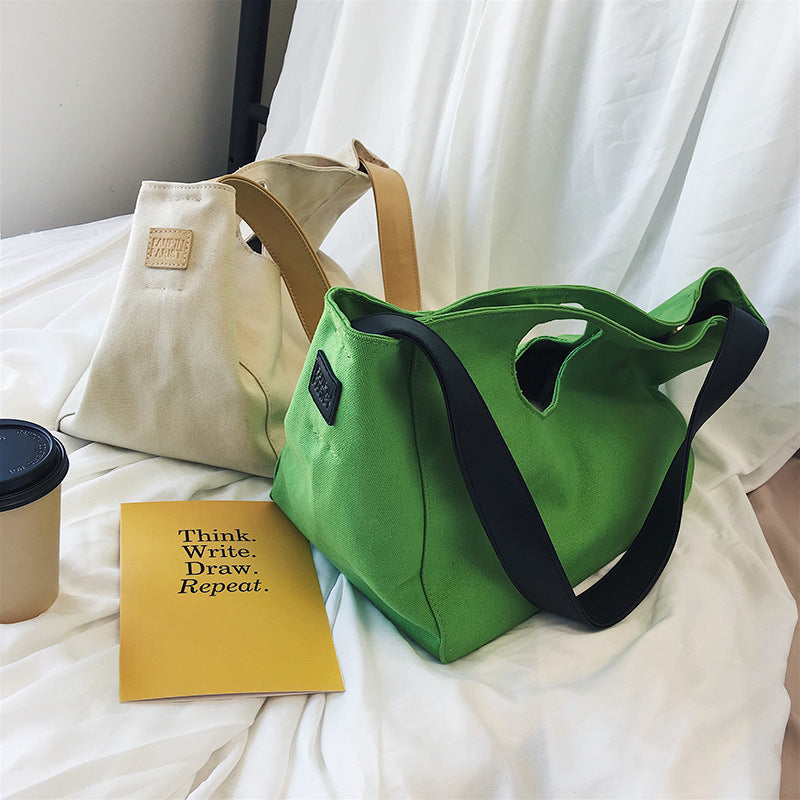 Women's New Fashion All-match Casual Canvas Bag