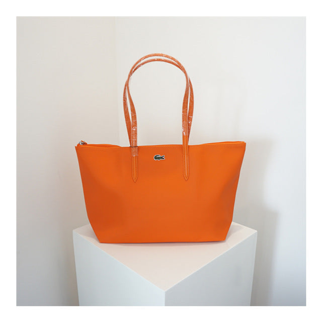 Female Large Tote Bag Large PVC Leather Casual Shoulder Bag, Beach bag