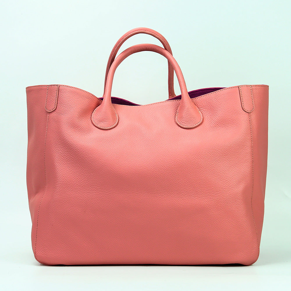Top Layer Leather Hand-held Fashionable Ladies hand Bag
