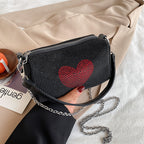 Bright Drill Love Cylinder Bag Air Chain