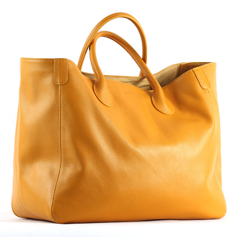 Top Layer Leather Hand-held Fashionable Ladies hand Bag