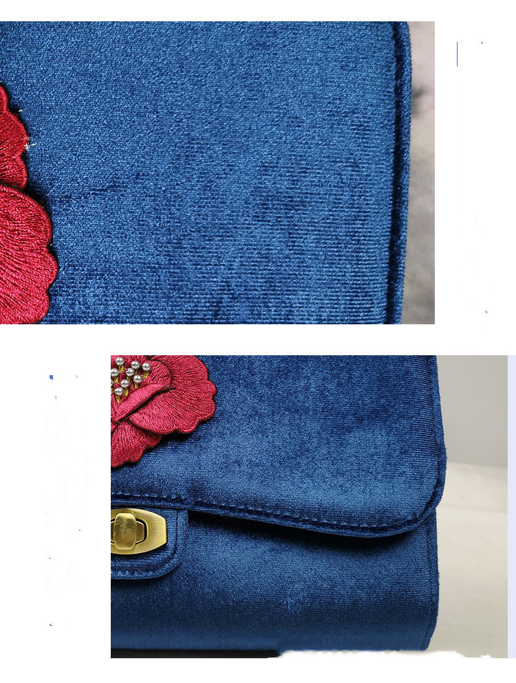 Fashion Embroidery Middle-aged Mother Bag