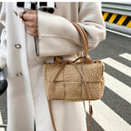 Plush All-match Messenger Bag Fashion One-shoulder Western Style