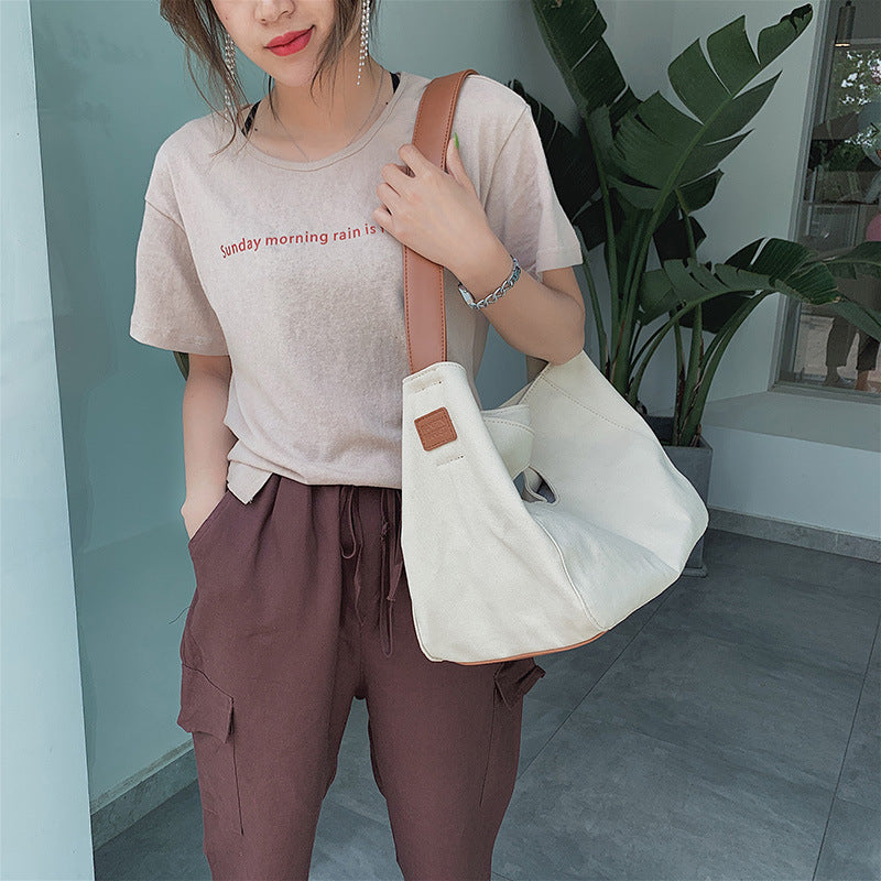 Women's New Fashion All-match Casual Canvas Bag