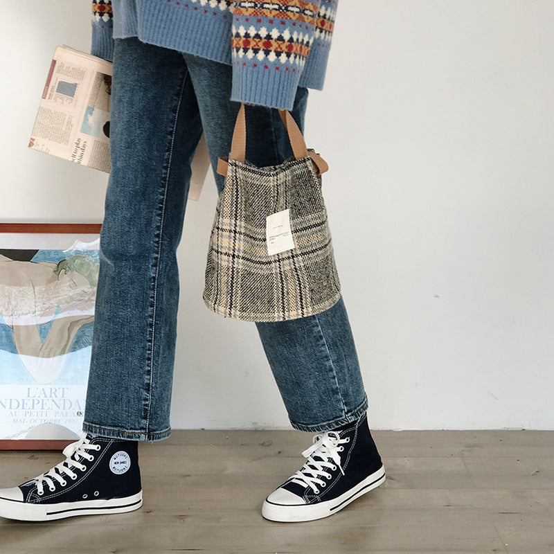 Women's Fashion Personality All Match bucket bag