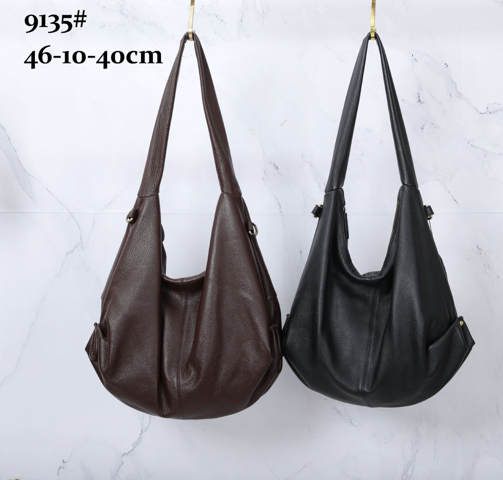 new Style Simple First Layer Cowhide Casual Bag