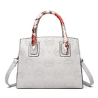 Large-capacity Fashion And Popular Embossed Ladies One-shoulder Messenger Handbag