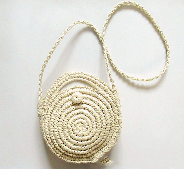 Handmade crossbody Woven Bag Summer Beach