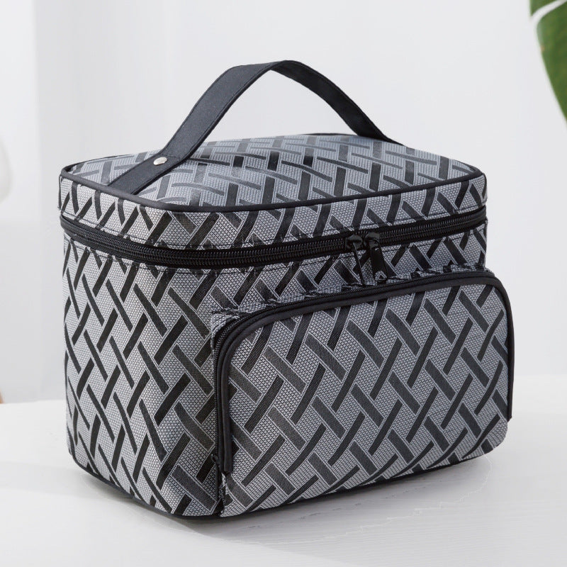 Oxford Cloth Cosmetic Bag Waterproof Large Capacity Portable