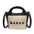 New Fashion Straw Vegetable Basket Style Women's Bag
