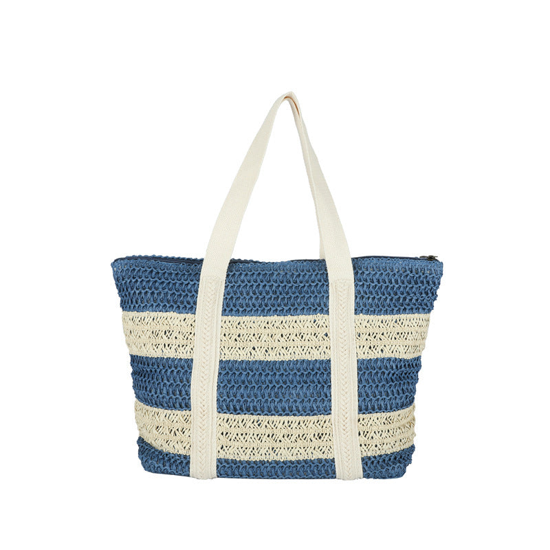 Women's Large Capacity All-match Commuter Straw Woven shoulder Bag