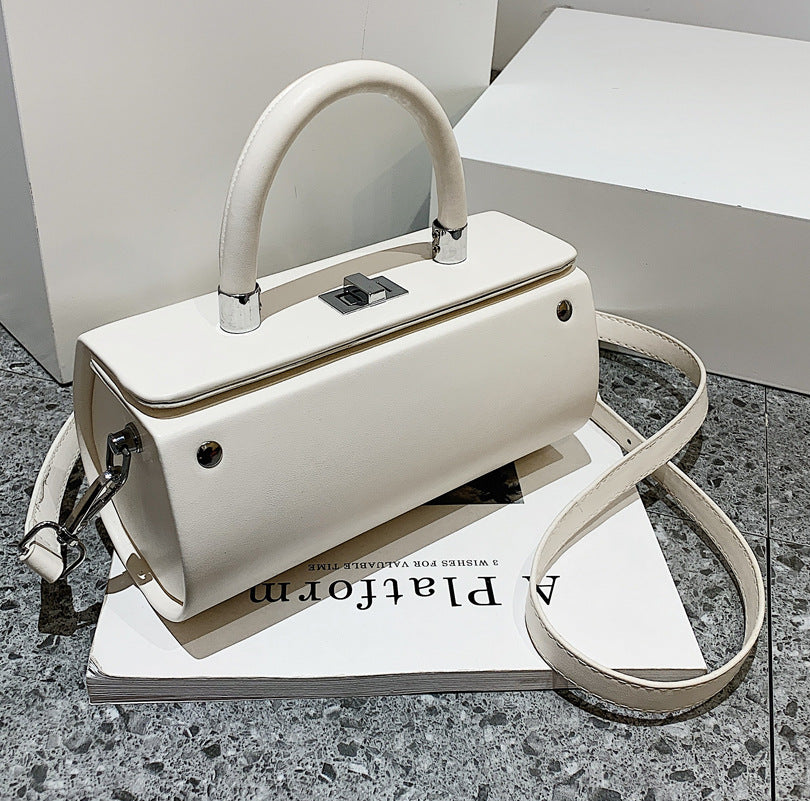 Women's Fashion All-match Hand-held Cylinder Bag Shoulder Messenger