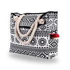 Large Capacity shoulder bag Fashion Print Women's Canvas Beach Bag