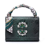 Women's Autumn And Winter Fashion One-shoulder Diagonal Diamond hand Bag