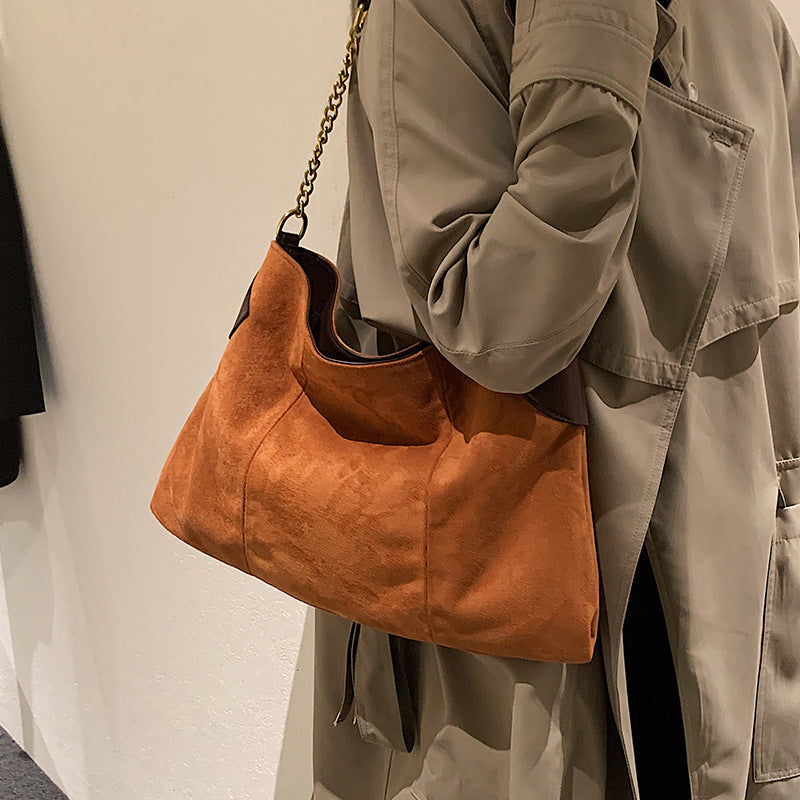 Bag Lady Suede Cross Body Leisure Chain
