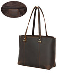 Vintage Large Capacity shoulder bag Top Layer Cowhide