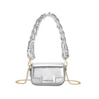 Versatile High-grade Chain One Shoulder Cross Body Small Square Bag