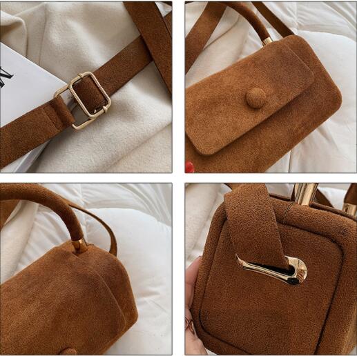 Women's New Popular Frosted One-shoulder crossbody Handbag