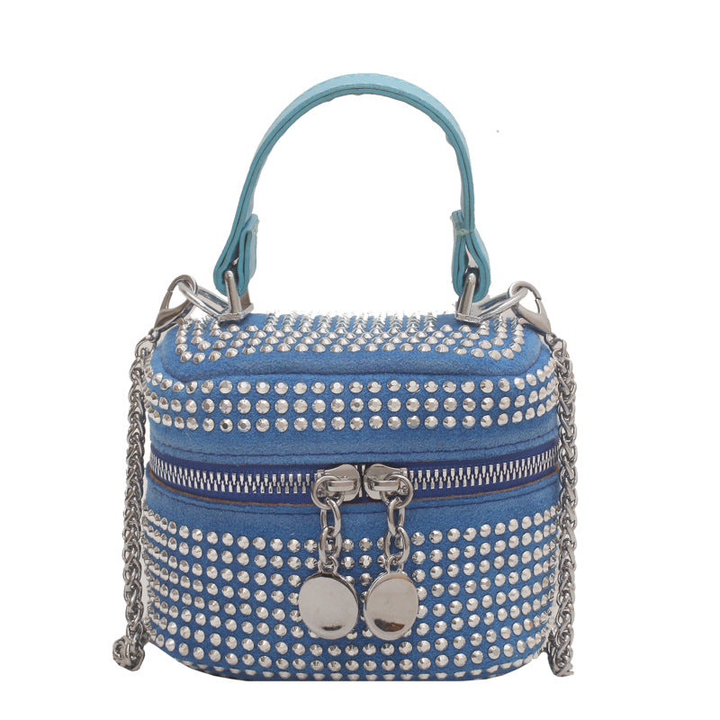 Retro All-match Box Hand Carry Casual Women's Bag