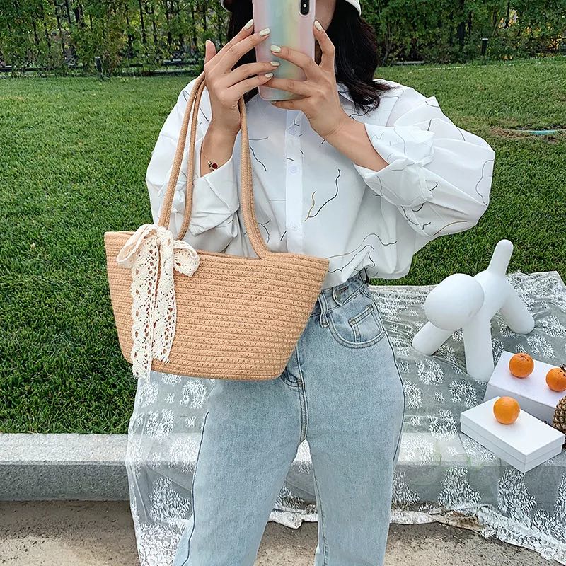 New Style Braided Bag Fashionable Single Shoulder Leisure