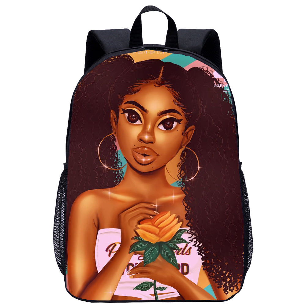 Girl Student School Bag Child