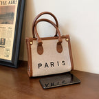 Literary Large-capacity Simple Design Portable Shoulder Tote Bag